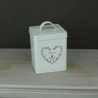 Krabička na cukor plechová 11x14cm