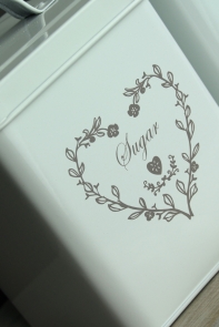 Krabička na cukor plechová 11x14cm