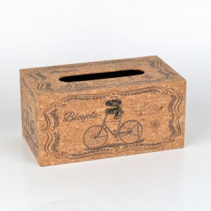 Krabička na vreckovky korek 25x14x12cm