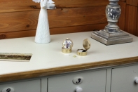 Krabička na lieky guľatá vtáčik