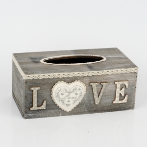 Krabička na papierové vreckovky LOVE 24x13x9,5cm