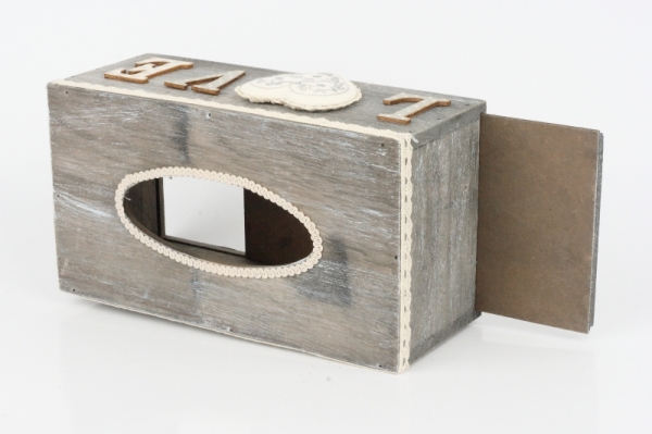 Krabička na papierové vreckovky LOVE 24x13x9,5cm