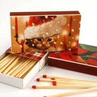 Krabička zápaliek - kockovaná