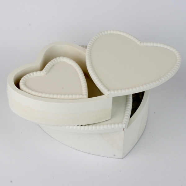 Krabička srdca šperkovnica 20cm