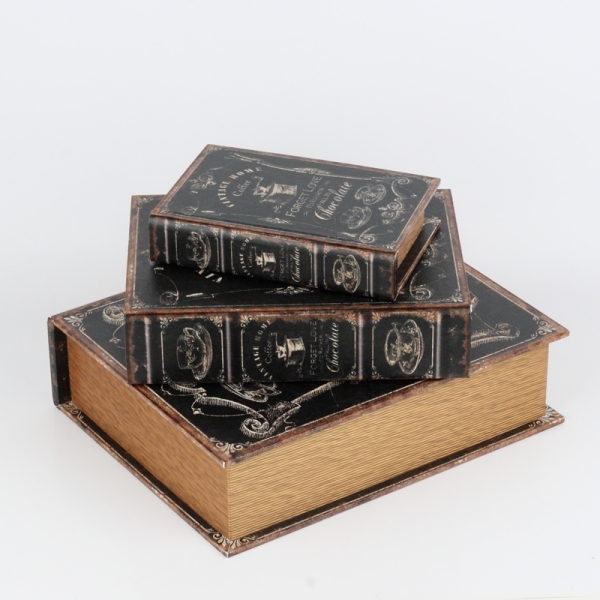 Krabička v tvare knihy mlynček 18x12x4cm