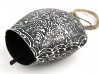 Kravský zvon tmavý - kov 26cm