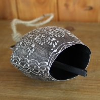 Kravský zvon tmavý - kov 26cm