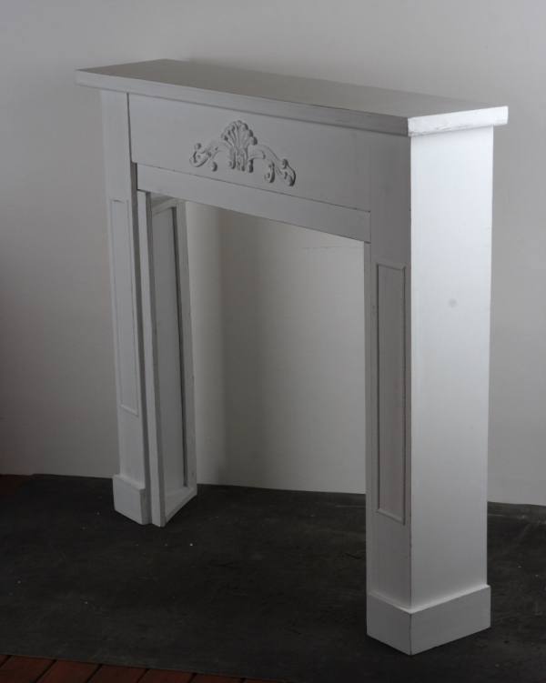 Krbové rímsa biela 110x100x23cm