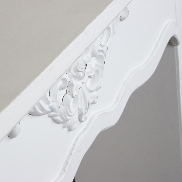 Krbové rímsa biela 130x99x30cm