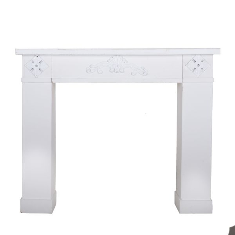 Krbová rímsa biela / falošný krb 115×96×15cm