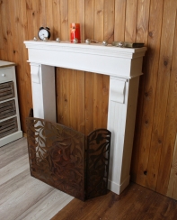 Krbová zástena - motív kvetín 57x59x20cm