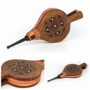 Krbové dúchadlo gravírované 48 x 20 cm