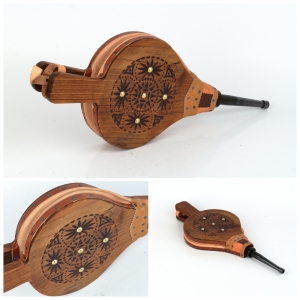 Krbové dúchadlo s ornamentom 45 x 18 cm