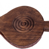 Krbové dúchadlo tmavé drevo 52cm