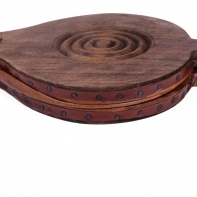 Krbové dúchadlo tmavé drevo 52cm