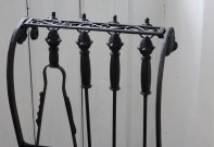 Krbové náradie so zásobníkom na drevo 65cm