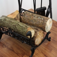 Krbové náradie so zásobníkom na drevo 65cm