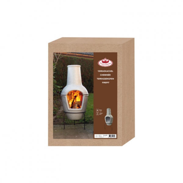 Krbové ohnisko na podstavci keramické 44,3x43,5x112cm