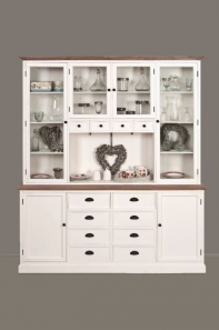 Kredenc biely 175x40x206cm