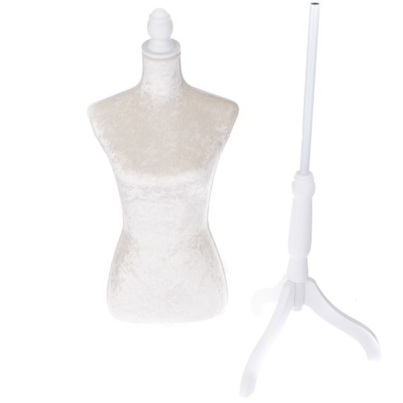 Krajčírska panna 37 x 168 x 37 cm smotanová