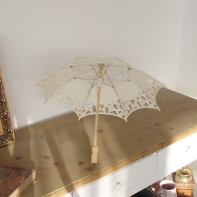 Krémový slnečník 45cm