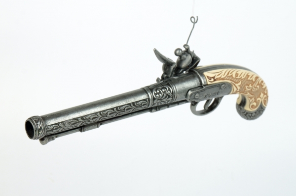 Kresadlová pištoľ 30 cm historická replika