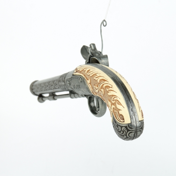 Kresadlová pištoľ 30 cm historická replika