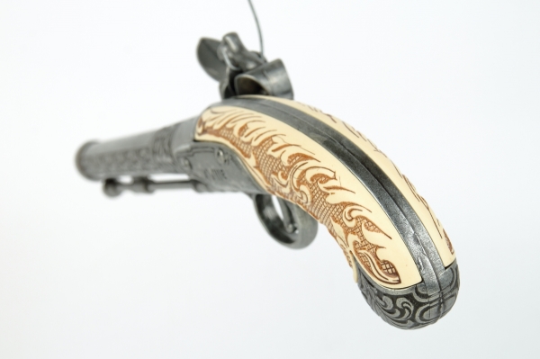 Kresadlová pištoľ 30 cm historická replika