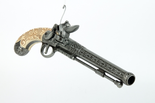 Kresadlová pištoľ 30 cm historická replika