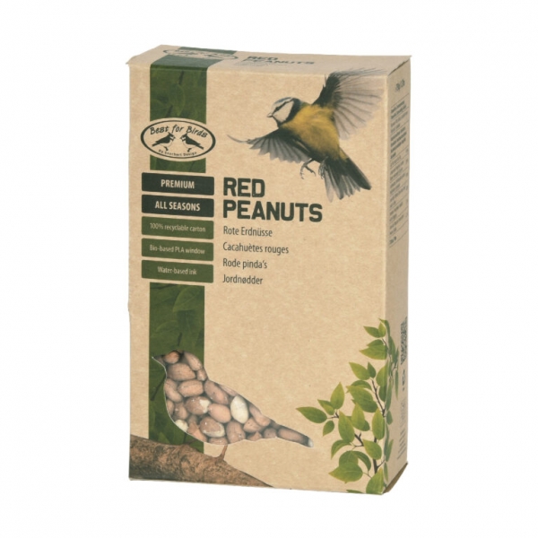 Kŕmenie pre vtáky 0,75 kg 12,5 x 6,5 x 20,4 cm lúpané červené arašidy