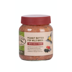 Kŕmenie pre vtáky - arašidové maslo s lesným ovocím