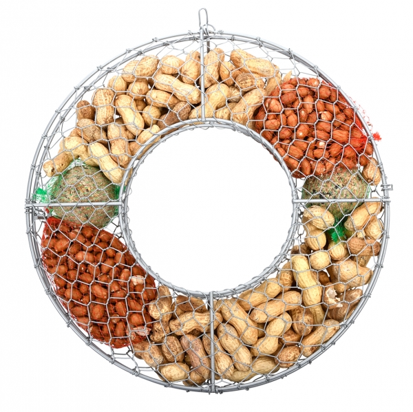 Kŕmenie pre vonkajšie vtáctvo mix vo venci