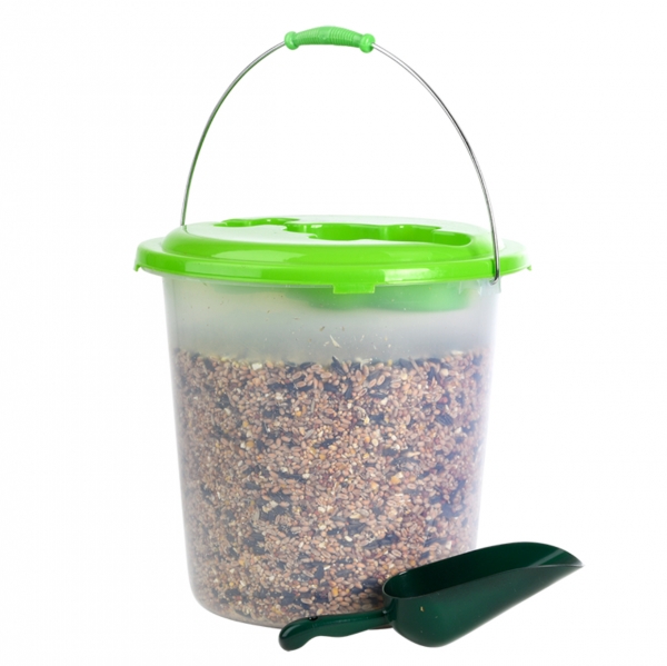Kŕmenie pre vonkajšie vtáky vo vedierku s lopatkou mix semien 2,5 kg
