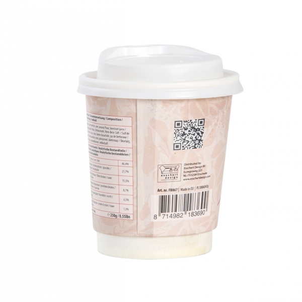 Kŕmenie vonkajšieho vtáctva cappuccino