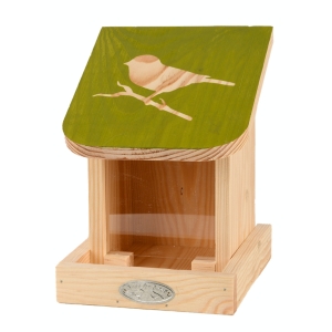 Kŕmidlo 15x17x20cm prírodná/zelená