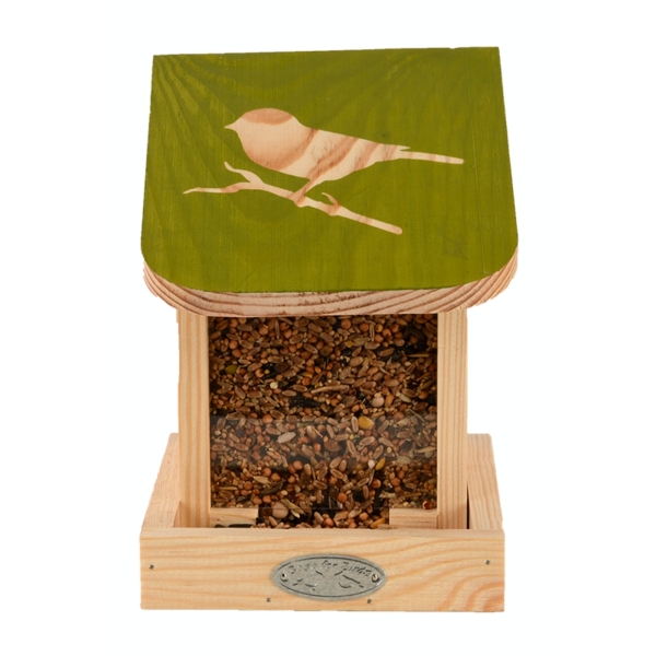 Kŕmidlo 15x17x20cm prírodná/zelená