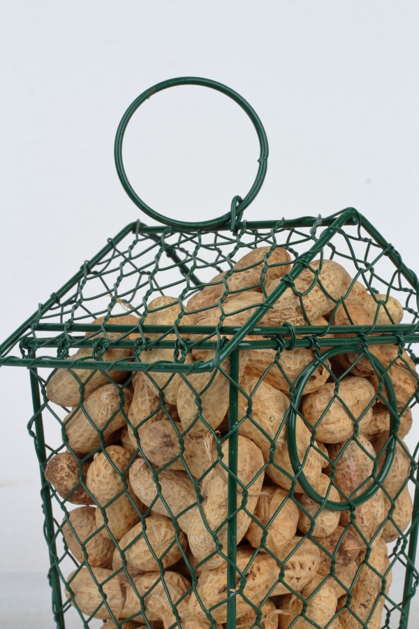 Kŕmidlo kovová búdka na arašidy 13,3x10,6x15,8cm