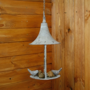 Kŕmidlo pre vtáčiky kovové 37cm