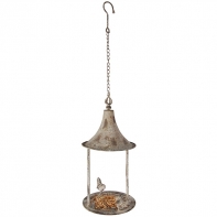 Kŕmidlo pre vtáčiky kovové 37cm