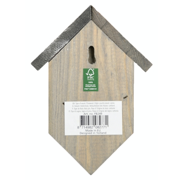 Krmítko pre vtáčiky na arašidové maslo 15x13x19,5cm