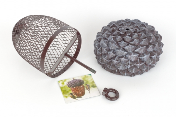 Kŕmidlo pre vtáky žaluď 22,2 cm