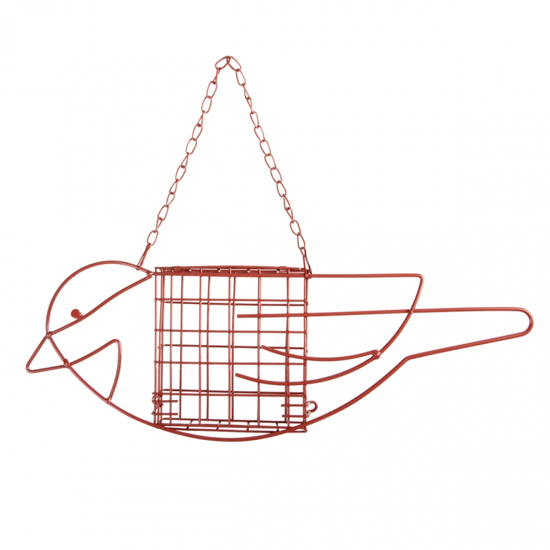 Kŕmidlo pre vtákov závesné BIRD na loj červená