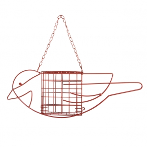 Kŕmidlo pre vtákov závesné BIRD na loj červená