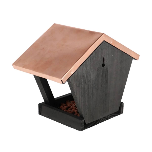 Kŕmidlo s medenou strechou 28 x 17 x 22 cm