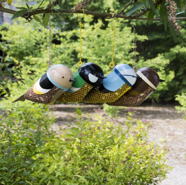 Kŕmidlo závesné vtáčik farebný