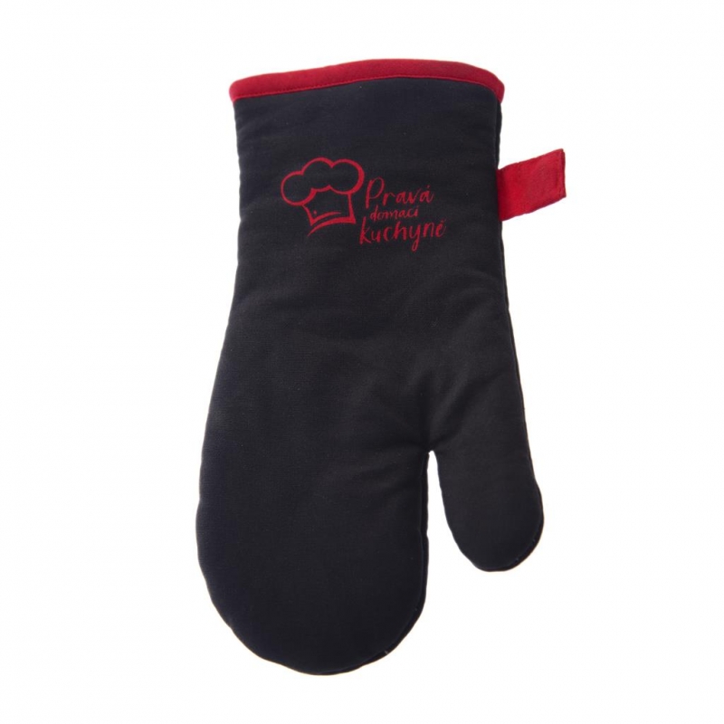 Kuchynská chňapka s nápisom