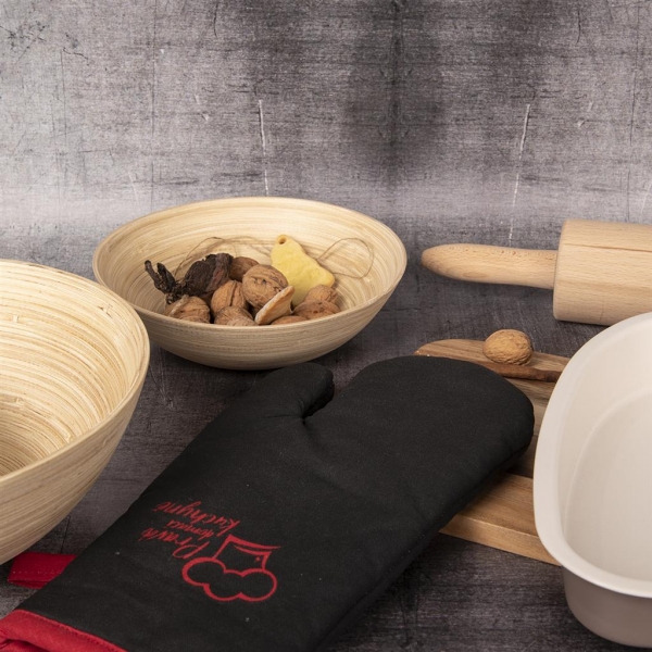 Kuchynská chňapka s nápisom