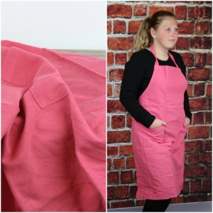 Kuchynská zástera ružová