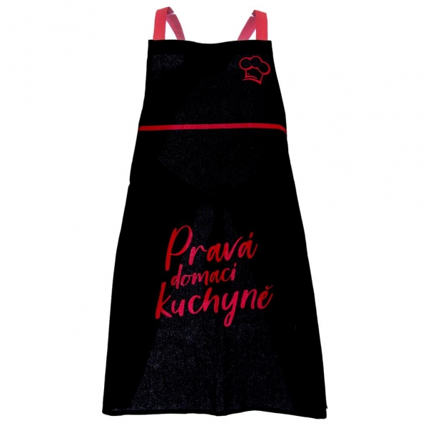 Kuchynská zástera s nápisom