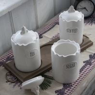 Kuchynské dózy na čaj / cukor / kávu